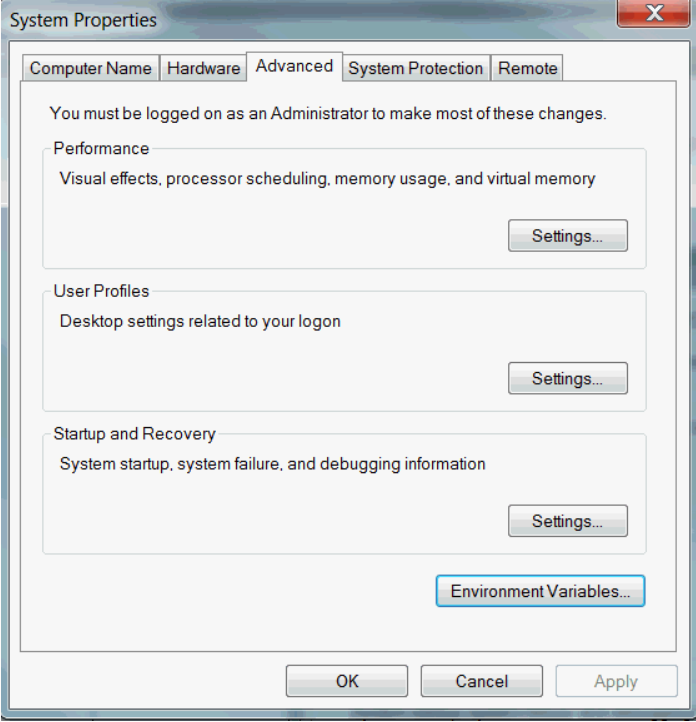 Windows System Properties